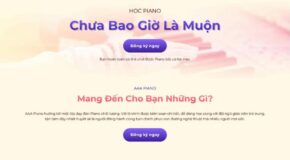 Thiết kế Website - Theme Wordpress Dịch Vụ Doanh Nghiệp Khóa Dạy Đàn Piano