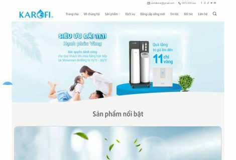 Thiết kế Website - Theme Wordpress Điện Nước, Doanh Nghiệp Bán Máy Lọc Nước 3