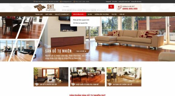 Design a Sales Website. WordPress Theme for Premium Wooden Interiors