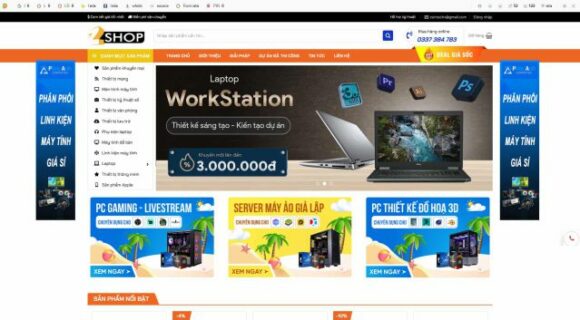 Desain Website E-commerce. Tema WordPress untuk Penjualan Elektronik 8