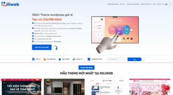 Thiết kế Website Công Ty Marketing. Theme Wordpress Công Ty Marketing Bán Theme Miliweb