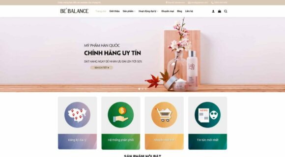 Thiết kế Website - Theme Wordpress Mỹ Phẩm Bán Hàng 5