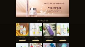 Cosmetic Sales Website Design. WordPress Theme for Selling Cosmetics 15 Categories.