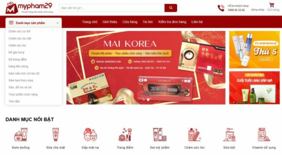 Thiết kế Website - Theme Wordpress Bán Hàng Mỹ Phẩm Mẫu 20