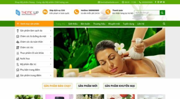 Thiết kế Website - Theme Wordpress Mỹ Phẩm Bán Hàng 3