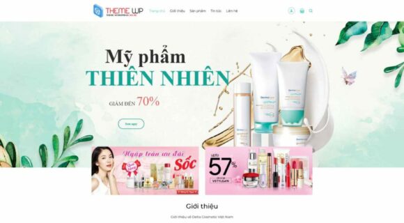 Cosmetic Sales Website Design. WordPress Theme for Selling Cosmetics 9.