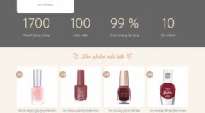 Thiết kế Website - Theme Wordpress Dịch Vụ Nail và Phụ Kiện