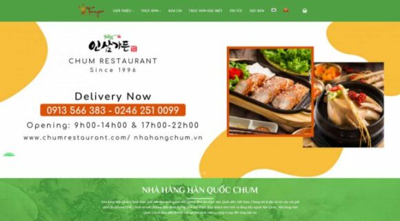 Website Design - Beautiful Restaurant Wordpress Theme 4