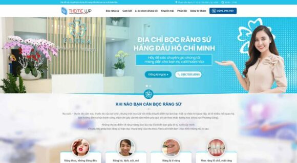 Thiết kế Website - Theme Wordpress Y Tế Sức Khỏe Phòng Khám Nha Khoa 2