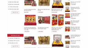 Ginseng Sales Website Design. WordPress Theme for Selling Functional Food Ginseng