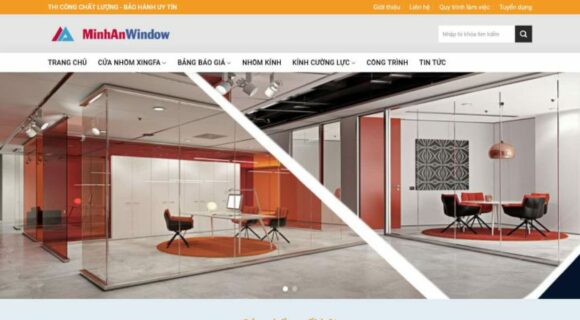 Desain Website - Tema Wordpress untuk Bisnis, Desain Interior, dan Konstruksi Aluminium Kaca 2