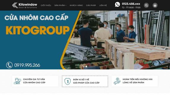 Thiết kế Website - Theme Wordpress Cơ Khí, Doanh Nghiệp, Nội Thất, Xây Dựng Nhôm Kính 4