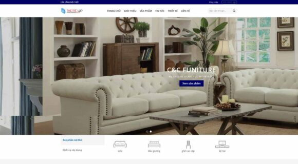 E-commerce Website Design for Interior Products. WordPress Theme for Interior Sales, Interior 03