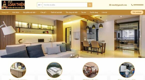 Thiết kế Website - Theme Wordpress Bán Hàng, Nội Thất Theme Nội Thất 11