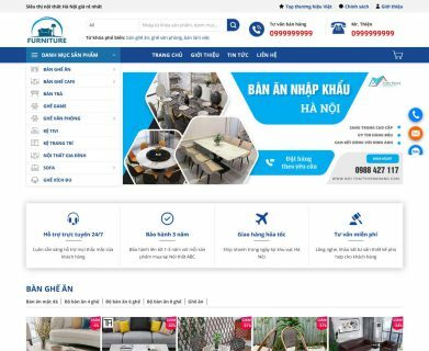 Thiết kế Website - Theme Wordpress Nội Thất Bàn Ghế Văn Phòng 4