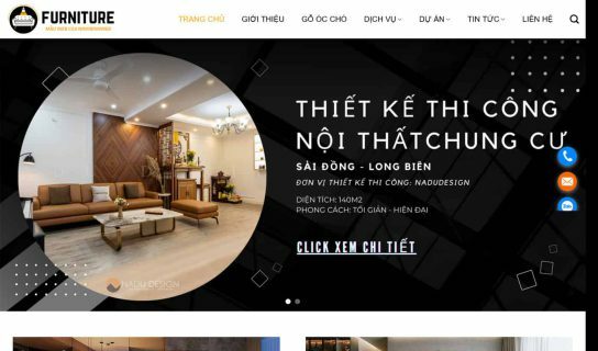 Thiết kế Website - Theme Wordpress Nội Thất 30 Danh Mục Nội Thất Hot