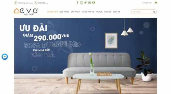 Thiết kế Website - Theme Wordpress Doanh Nghiệp Nội Thất 31 Danh Mục