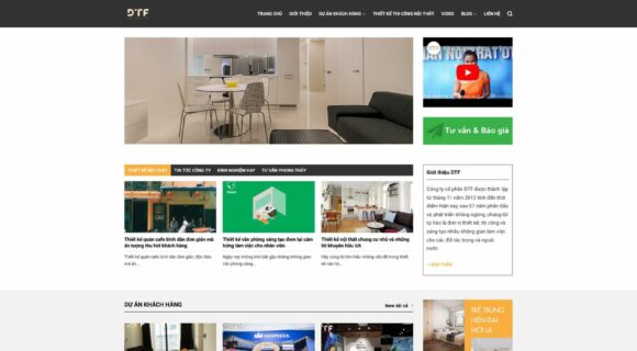 Thiết kế Website - Theme Wordpress Nội Thất 41 Danh Mục Nội Thất