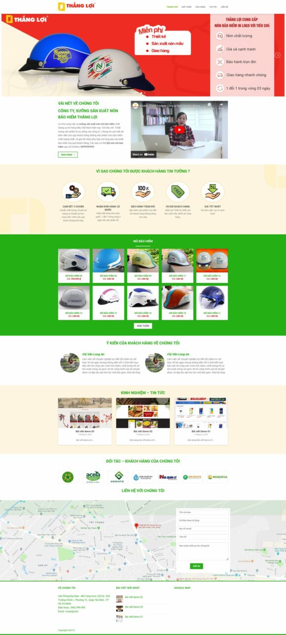 Thiết kế Website Bán Nón Bảo Hiểm. Theme Wordpress Nón Bảo Hiểm Bán Nón Bảo Hiểm 4