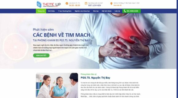 Website Design for Healthcare Services. WordPress Theme for Clinics and Health Business Services.