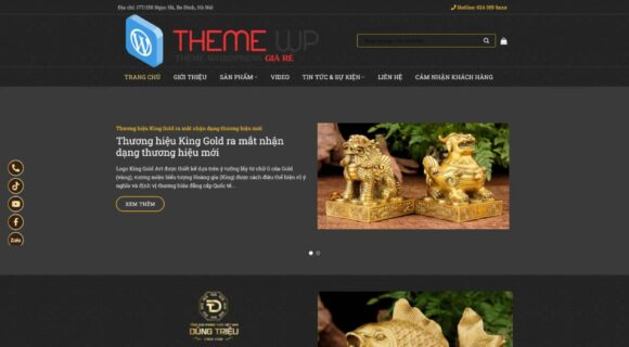 Website Design for Selling Feng Shui Items. WordPress Theme for Feng Shui - Selling Items with 4 Categories: Sales, Interior.