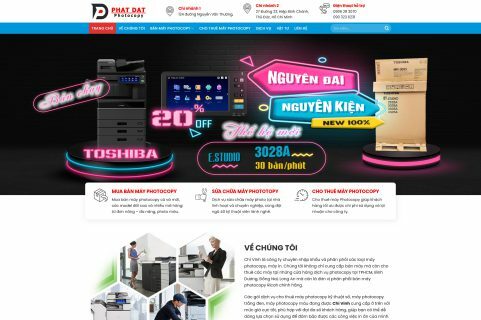 Thiết kế Website Photocopy. Theme Wordpress Premium 6 Danh Mục.