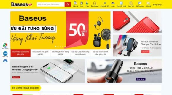 Desain Website Penjualan Aksesori Telepon. Tema WordPress untuk Elektronik Menjual Aksesori Telepon.