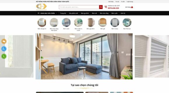 Design a Curtain Sales Website. WordPress Theme for Beautiful Curtain Sales 4 in Interior Design