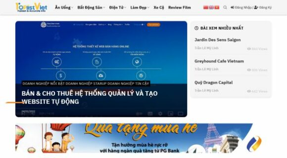 Thiết kế Website - Theme Wordpress Du Lịch Premium