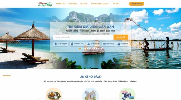 Thiết kế Website – Theme WordPress Du Lịch Ẩm Thực Premium