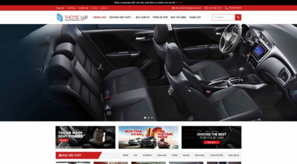 Car Accessories Sales Website Design. WordPress Theme for Selling Car Accessories 2.