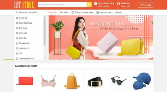 Thiết kế Website Bán Ba Lô Túi Xách. Theme Wordpress Thời Trang Bán Ba Lô Túi Xách Đẹp