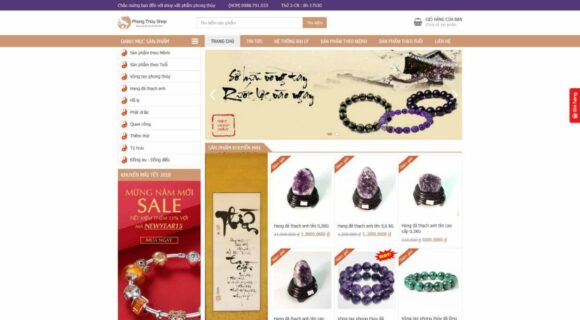 Design a Sales Website. WordPress Theme for Feng Shui Sales 2