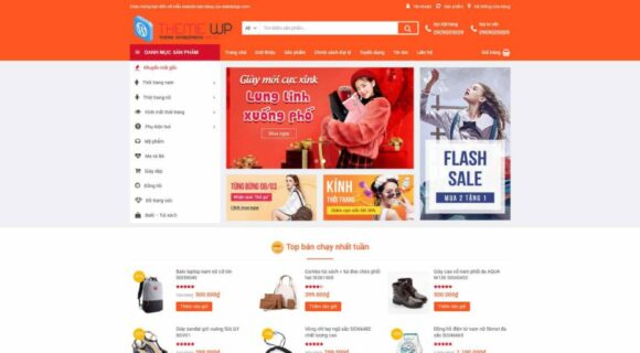 Desain Website - Tema WordPress untuk Penjualan Fashion 2