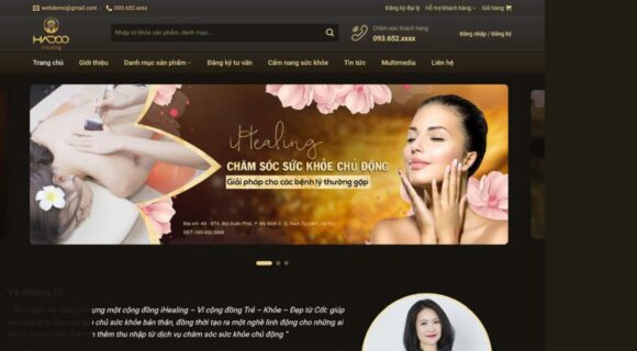 Thiết kế Website - Theme Wordpress Dịch Vụ Doanh Nghiệp Thẩm Mỹ Spa Y Tế Sức Khỏe