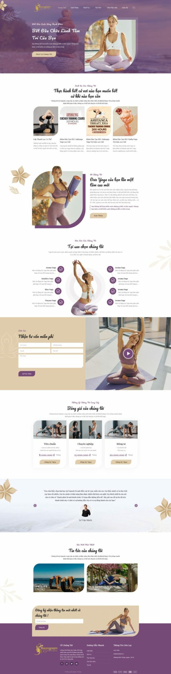 Thiết kế Website - Theme Wordpress Dịch Vụ Thẩm Mỹ Spa Yoga16