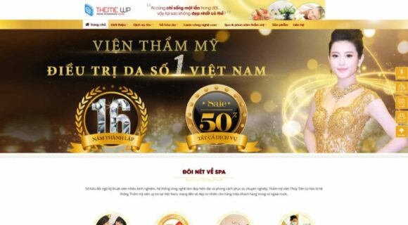 Thiết kế Website - Theme Wordpress Doanh Nghiệp, Thẩm Mỹ Spa, Y Tế Sức Khỏe Spa 02