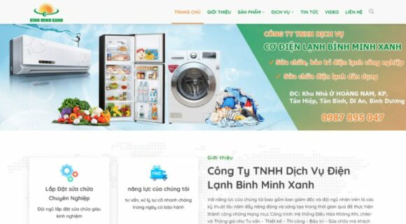 Desain Website - Tema WordPress untuk Layanan Perbaikan Listrik dan Pendinginan