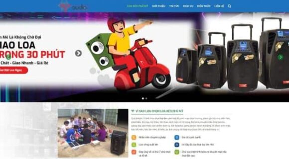 Design a Website - WordPress Theme for Electrical Appliances and Portable Speaker Rental Services