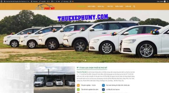 Thiết kế Website Cho Thuê Xe. Theme Wordpress Cho Thuê Xe Phú Mỹ 4