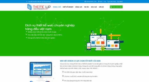 Thiết Kế Website - Theme Wordpress Doanh Nghiệp Đẹp Mắt Chuẩn SEO