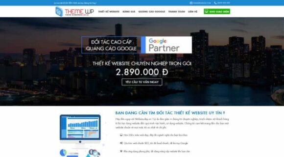 Thiết kế Website Công Ty Marketing. Theme Wordpress Công Ty Thiết Kế Web