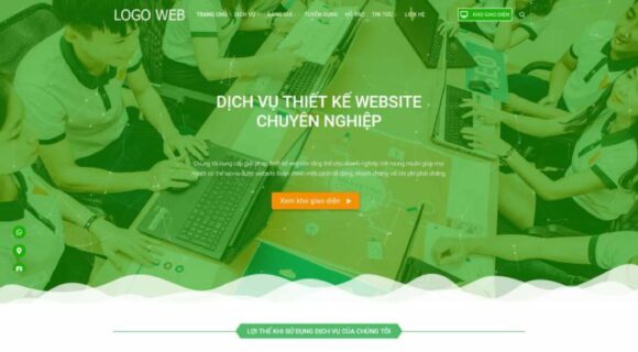 Thiết kế Website Công Ty Marketing. Theme Wordpress Dịch Vụ Thiết Kế Web