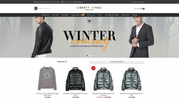 Desain Website - Tema Wordpress untuk Fashion Pria 1