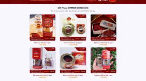 Saffron Sales Website Design. WordPress Theme for Selling Saffron