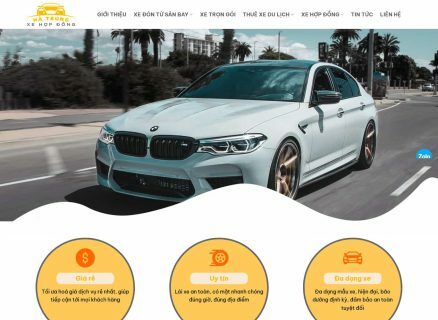 Thiết kế Website Cho Thuê Xe. Theme Wordpress Cho Thuê Xe - Taxi 6