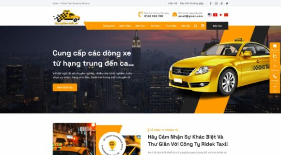 Thiết kế Website - Theme Wordpress Dịch Vụ Cho Thuê Xe 7 Premium