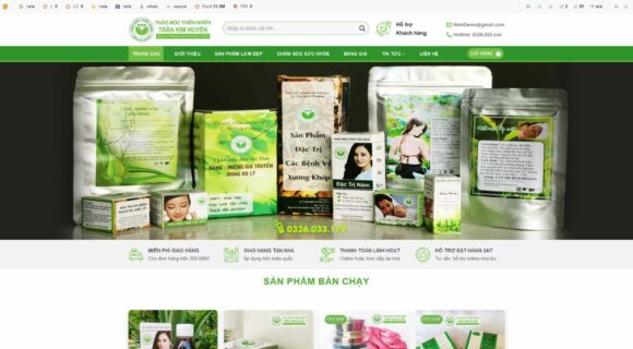 Thiết kế Website Bán Dược Phẩm. Theme Wordpress Y Tế Sức Khỏe Bán Dược Phẩm 02