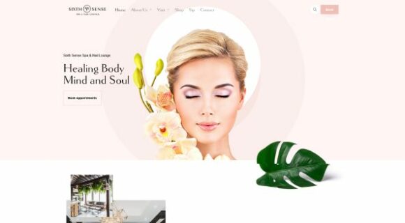 Thiết kế Website - Theme Wordpress Tiệm Nail đẹp danh mục Premium