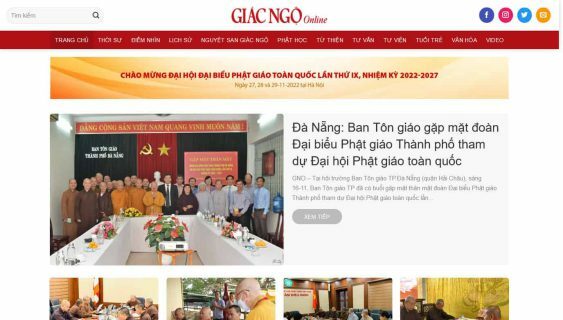 Thiết kế Website - Theme Wordpress Doanh Nghiệp Tin Tức Chùa 2.